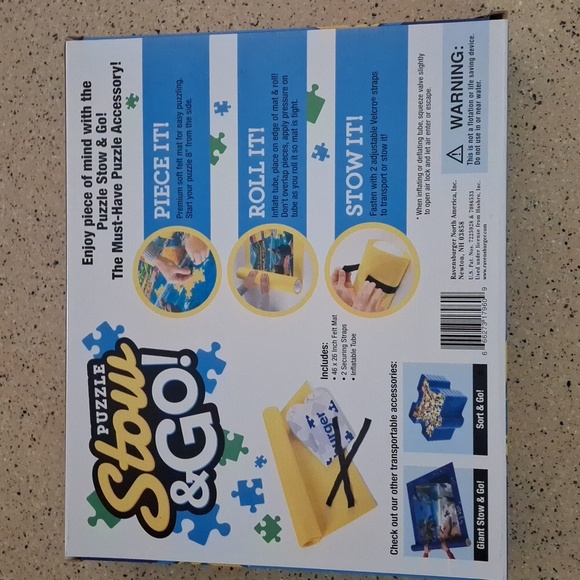 Ravensburger Stow & Go Puzzle Storage Roll Up Felt Mat - Picture 3 of 3